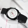 Nuevo Reloj Impermeable de Silicona Estilo Coreano para Estudiantes, Unisex, Estilo Ins, Estilo Universitario, Retro, Reloj Artístico para Pareja, Reloj de Cuarzo