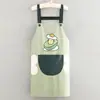 Avental Doméstico, Avental de Trabalho Impermeável, Avental Impermeável e Resistente a Manchas, Avental de Estilo Fofo, Roupa de Trabalho, Avental de Cozinha