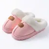 Pantuflas de Felpa y Algodón para Mujer para Invierno, Uso en Interiores en Casa, Suela Gruesa, Antideslizantes, Forradas de Felpa, Engrosadas, Adecuadas para Uso en Exteriores, Pantuflas Cálidas para Maternidad