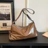 Bolso Retro Casual de Gran Capacidad Transfronterizo para Mujer 2026 Nuevo Estilo Coreano Bolso de Hombro para el Trabajo Bolso Tote Simple de Nicho
