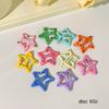Dopamina Estrela Crianças Hairpin Cor Acessórios de Cabelo bonito Headwear da menina Menina de cinco pontas Hairpin Cabelo quebrado bb Clip