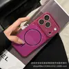 Capa Protetora Color Block Dopamina para Celular Nova Compatível com iPhone 18promax Exterior Magnético Estojo de Telefone 18