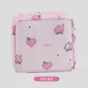 Bolsa de Armazenamento de Absorventes Sanitários Desenho Animado Portátil Grande Capacidade Bolsa Menstrual para Meninas Bolsa de Armazenamento de Absorventes Sanitários Privada