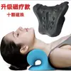 Relajación ProfundaAlmohada Mejorada para la Columna Cervical con Acupresión de Lujo para Corrección de Inclinación Hacia Adelante del Cuello y Tracción