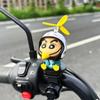 Bateria de carro elétrico carro bicicleta motocicleta decoração pequenos acessórios fofo novo enfeites de guidão boneca pato amarelo