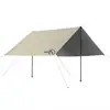 Toldo Cuadrado para Exteriores Tela Oxford 210D Recubierto de Plata Impermeable y a Prueba de Sol, Disponible en Múltiples Colores, Personalizable para Camping y Uso al Aire Libre