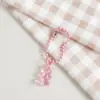 Pingente de Urso Transparente com Contas Fofo Material DIY Feito à Mão Acessórios para Chaveiro Enfeites Acessórios para Bonecas Venda por Atacado