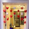 Casa Casamento Amor Cortina Alta Cor Valor Explosões Pequeno Livro Vermelho Decoração de Quarto de Casamento Menina Coração Princesa Cortina de Quarto Pendurada