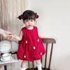 Llegada de Verano 2025 Vestido Burbuja de Flores para Niña Vestido Infantil 5222 Chaleco para Niña Vestido de Princesa Vestido de Champiñón