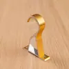 Suporte de cortina de liga de alumínio, suporte de varão romano para janela, suporte de gancho, suporte fixo, haste acessório perfurada para cortina