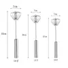 Batidor de huevos semi-automático de acero inoxidable, batidora manual para huevos de uso doméstico, varilla batidora de burbujas de crema, dispensador pequeño