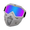 Gafas en Stock, Protector Facial, Casco Todoterreno, Gafas de Motocicleta, Gafas Cortavientos para Deportes de Montañismo, Protector Facial Protector para Motocicleta