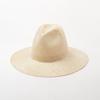 Primavera y Verano nuevo casual moda simple domo sisal jazz sombrero de paja domo ala ancha cuerpo ligero sombra solar reductor de edad sombrero de paja