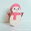 Diretamente do Fabricante: Personagens de História, Meninos e Meninas, Boneco de Neve de Natal, Quebra-Cabeça de Madeira DIY Feito à Mão para Pintar, Brinquedo Divertido Tumbler