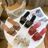 Pantuflas de invierno 2021 para mujer, nuevas, tejidas con un solo personaje, planas, de talla grande, estilo hada, en stock