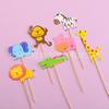 Líder de Equipo Decoración de Pastel para Hornear Bandera para Insertar Tarjeta para Insertar Decoración de Mesa de Postres