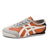 Zapatos Casuales Deportivos Planos de Primavera y Otoño Pareja Tigre Clásica Forrest Gump Suela Trbottomy Perezoso de un Solo Paso Zapatos Blancos Zapatos de Hombre