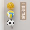 Estante de baloncesto sencillo para interiores, para colgar en la pared, sin perforaciones, para la escuela infantil