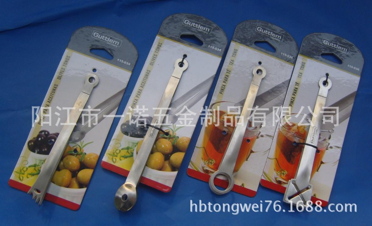 A-008SA不锈钢鱼生夹冰夹食品夹面包夹食物夹茶夹海鲜夹S