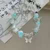 Pulseras de Venta Caliente al por Mayor, Colgantes de Candado Ruyi Estilo Antiguo, Pulseras de Cuentas, Pulseras Versátiles de Temperamento de la Fortuna de Nicho y Pulseras