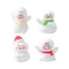 Paisaje Micro Navideño Muñeco de Nieve Invierno Lindo Muñeco Lindo Decoración DIY Accesorios para Colgar Mini Adornos de Escritorio
