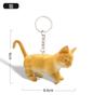Creativo Gato Pollo Pato Ganso Perro de Caza Aves Animal Llavero Colgante Accesorios Gato Mosquetón Llavero Colgante de Bolsa
