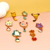 Accesorios DIY de Pokémon Piezas Colgante de Dibujos Animados de Pokémon Aleación Esmalte Colgante Pequeño Hecho a Mano Materiales Venta al por Mayor