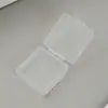 Caixa de Armazenamento de Chips Mini Transparente Plástico Pequena Caixa Caixa de Embalagem Pequena Caixa de Retenção de Amostra de Espécime de Moeda Caixa Quadrada Pequena