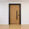 Puerta de Seguridad para el Hogar, Puerta Rusa, Empalme Moderno de Madera de Lujo Ligero, Puerta Antirrobo de Entrada Directa de Fábrica, Puerta de Entrada