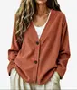 2026 Amazon Outono/Inverno Novo Cardigan Casual Feminino de Veludo com Botões e Gola V de Manga Longa