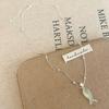 Collar Único y Lindo de Concha y Pez de Verano de Alta Gama, Moderno y Personalizado, Versátil para el Uso Diario, Cadena para Clavícula para Mujeres