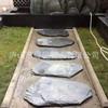 Losa de pizarra Qingslate para jardín, pavimento Tingbu, baldosas antideslizantes antiguas para suelo, piedra para jardín, patio, césped
