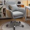 Silla de Maquillaje, Silla Cómoda para el Hogar para Estar Sentado por Largo Tiempo, Silla con Respaldo, Silla de Escritorio para Estudiantes de Dormitorio, Silla Giratoria de Oficina para Dormitorio de Niñas, Silla de Computadora
