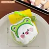 Pingente Porta-moedas de Boneca Desenho Animado Criativo, Estojo de Fone de Ouvido de Boneca Fofo, Bolsa de Armazenamento para Cabo de Dados e Batom, Atacado