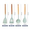 Venta Directa de Fábrica Mini Espátula de Silicona Cuchara de Grado Alimenticio Juego de 12 Piezas Set de Utensilios de Cocina de Silicona 550g