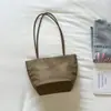Bolso tipo cesta de tela de nailon 2026 nuevo modelo de verano bolso de mano simple y ligero gran capacidad bolso de hombro tote para el trabajo