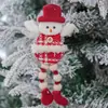 Colgante Decoración Árbol de Navidad Personalizado Muñeco de Nieve Navideño Papá Noel Muñeco Colgante Decoración de Ambiente