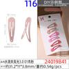 Pinza para BB de tamaño pequeño de 3 cm pinza para el pelo de caída para niños color ins europeo y americano de alto brillo pinza lateral de metal simple pinza para flequillo