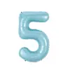 Globos de Papel de Aluminio Digitales de 32 pulgadas Globo de Feliz Cumpleaños Decoración de Fiesta Arreglo Globos Digitales Flotando en el Aire Venta al por Mayor