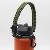 Asa Multifuncional para Botella de Agua de Exterior, Asa para Botella de Agua Tejida a Mano con Paracord, Cuerda para Transportar, Cordón para Taza Térmica Deportiva