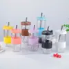 Amazon Copo para Smoothie Vidro Pote Mason Jar Garrafa para Caviar Geleia Suco Café Copo Pérola Manga de Silicone para Copo Copo com Canudo