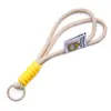Colgante Llavero de Cuerda Trenzada de Nylon Anudada Bloque de Color Correa Corta para Teléfono Desmontable Accesorio de Correa Colgante Anti-Pérdida