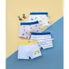 Calzoncillos tipo bóxer para niños pequeños, Shorts de cuatro esquinas, Ropa interior para niños pequeños 100% algodón, Algodón puro Clase A para niños