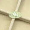 Nuvem Pequena Xadrez Colorido Resina Metal Combinação Etiqueta Redonda Oval Retangular Etiqueta de Roupa Fivela de Chapéu