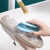 Escova de plástico para uso doméstico Escova de sapato de lã macia Limpeza de roupas Lavagem de sapatos multifuncional Artefato sem sapato Escova de roupas Escova de roupas