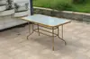 Mesa y Sillas de Comedor para Café en Restaurante al Aire Libre Combinación Silla de Mimbre Mesa de Café Patio de Villa Jardín Balcón con Rocío Ocio al Aire Libre Mimbre