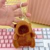 Boneca Capivara Boneca Transfronteiriça Pingente Chaveiro Brinquedo de Pelúcia Capivara Presente para Menina Boneca Pequena
