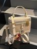 Bolsa Texket de Nicho de Cor Contrastante Bolsa Pequena Feminina 2025 Nova Moda Moderna All-match Casual Bolsa de Ombro Crossbody