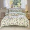 Conjunto Lavável de Quatro Peças com Borda Larga Estampado Conjunto de Capa de Edredom Individual/Casal, Compra em Grupo, Atacado de Fábrica, Dropshipping, Estilo Renda