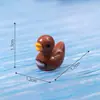 Nuevo producto transfronterizo: Figuras lindas de pato de tenis y fútbol, adorables accesorios de decoración DIY para paisajismo de jardín, pequeños adornos